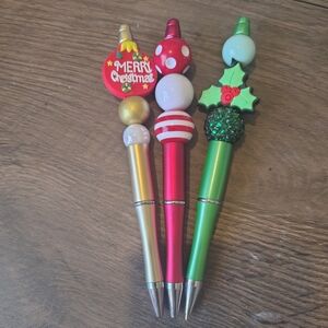 🩰 Christmas/Holiday Pens Set Of 3 (Randomly Selected)
